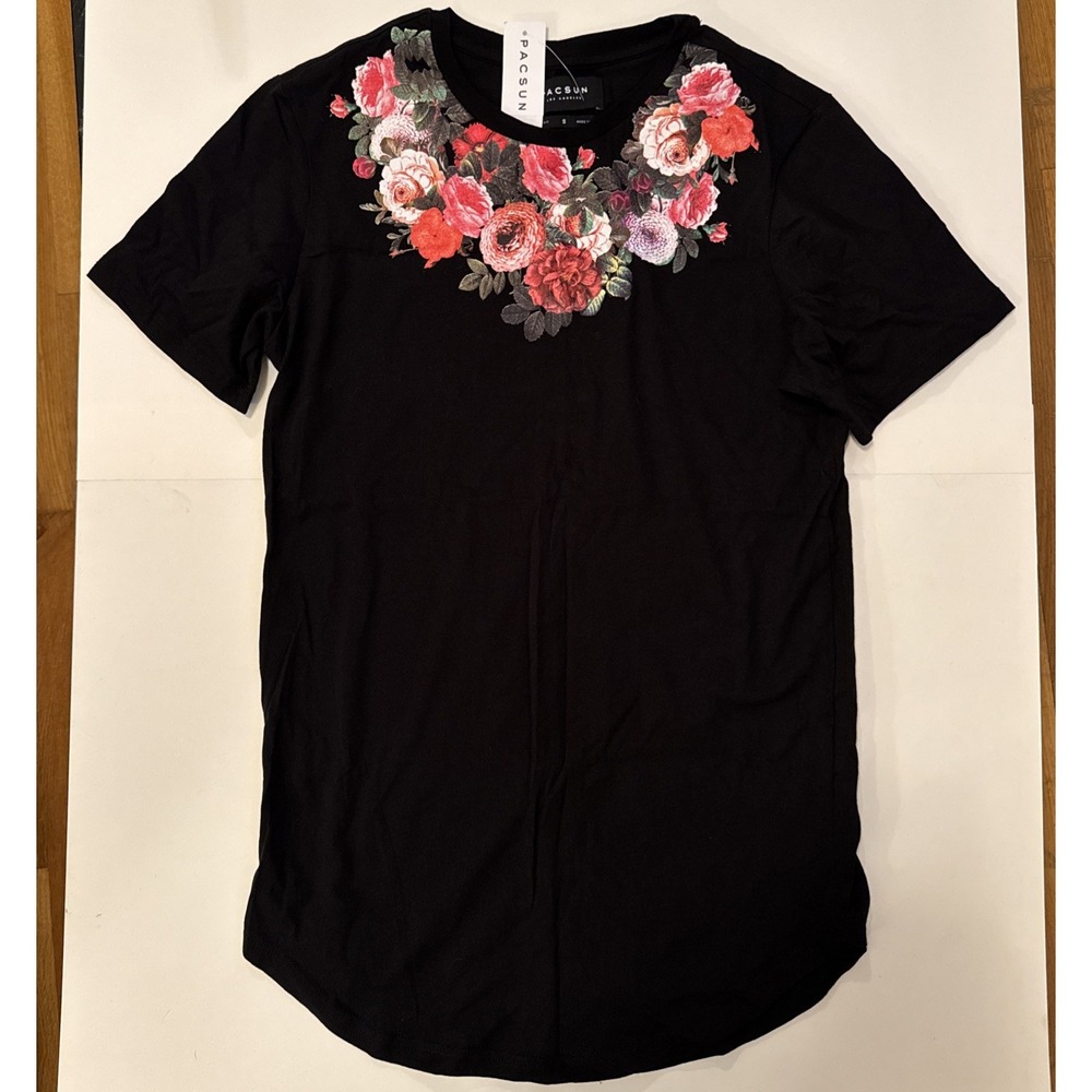 Pacsun t shirt men Long Black Size Small NWT
